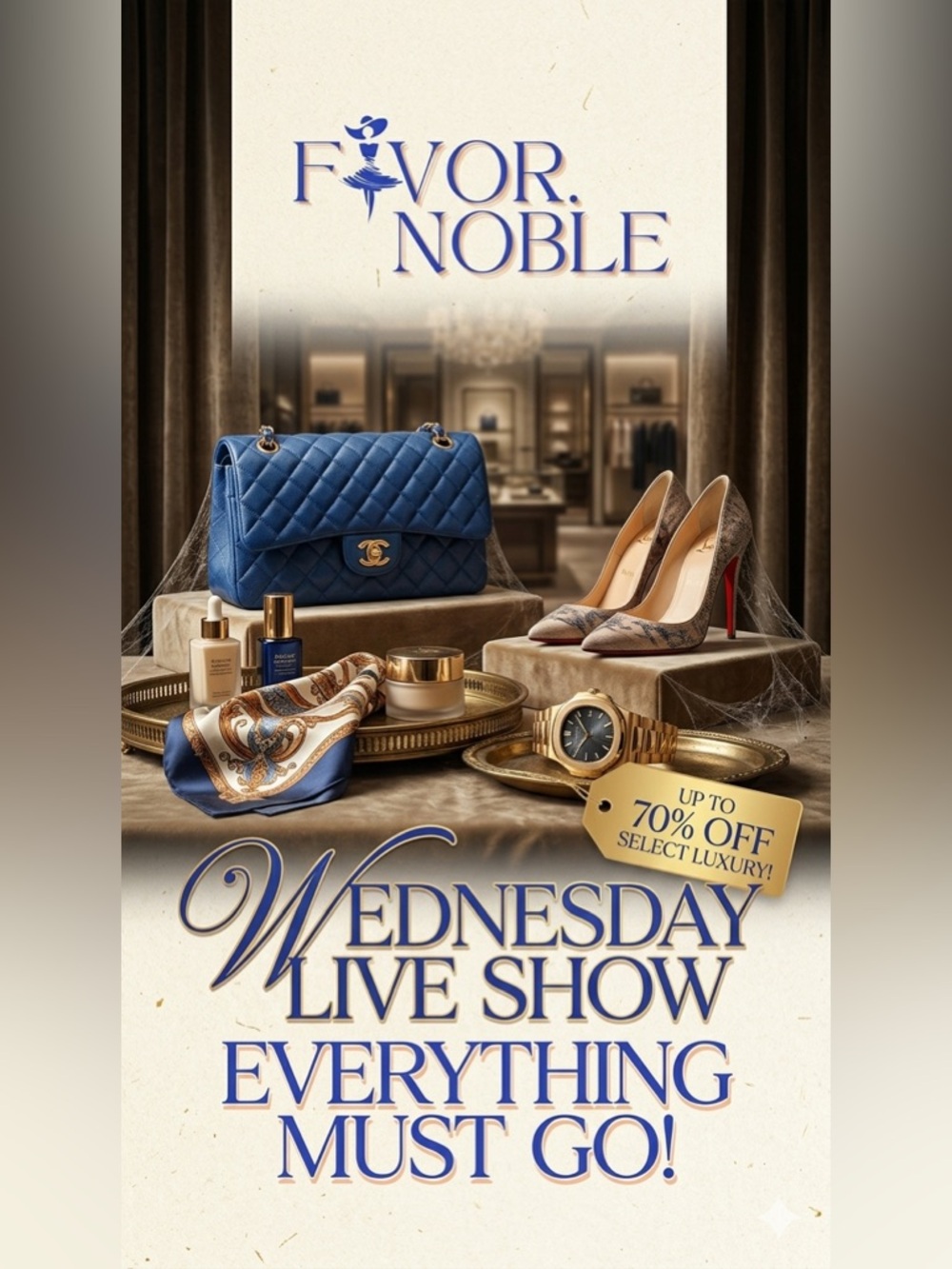 Unlisted Items for Sale during LIVE SHOW